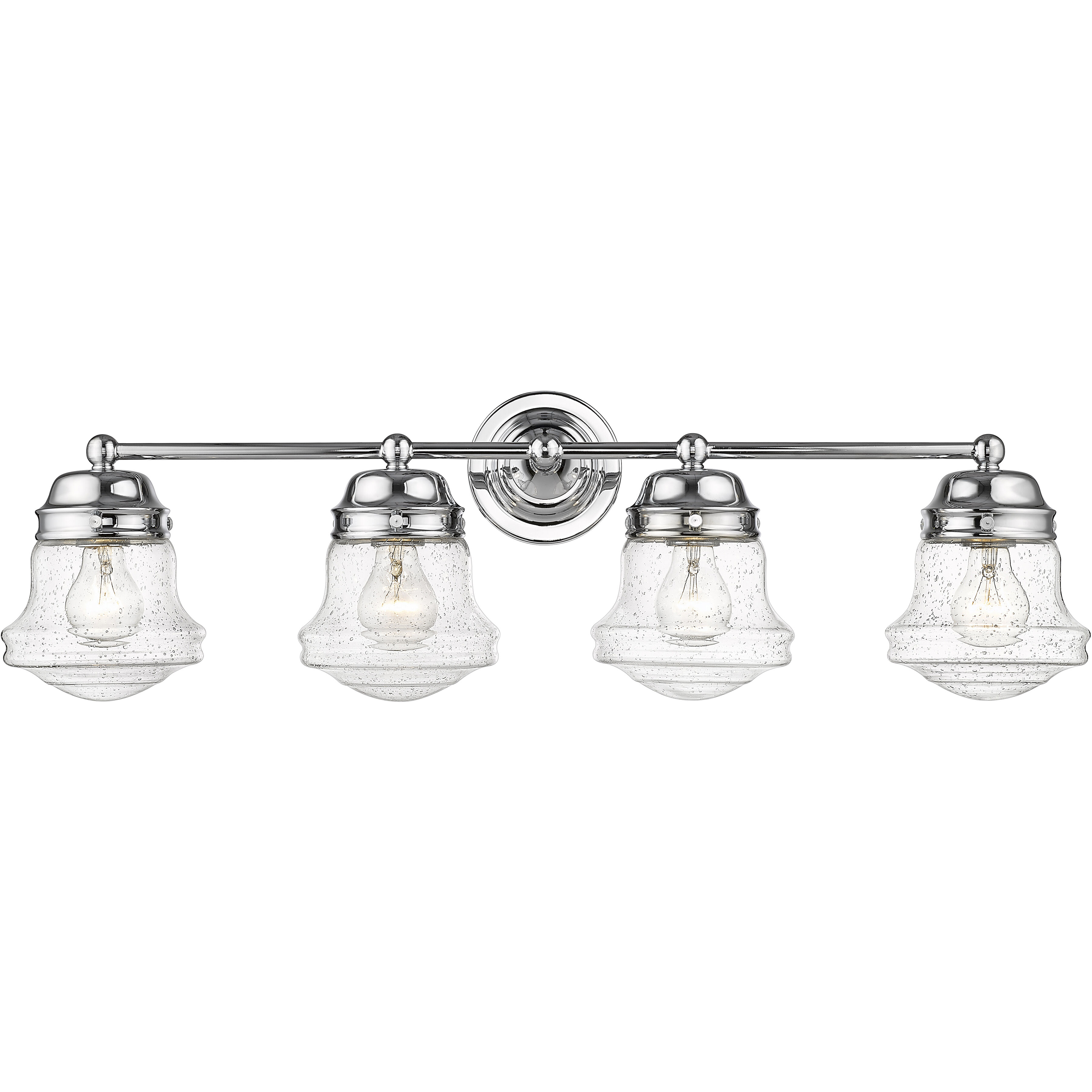Vaughn 4 Light 31.5 inch Chrome Vanity Wall Light
