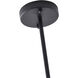 Canada LED 30 inch Black Chandelier Ceiling Light