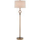Germaine 62 inch 150 watt Antique Brass Floor Lamp Portable Light