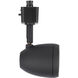 Bullet 1 Light 120 Black L Track Fixture Ceiling Light in 3000K, WAC Limited