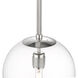 Kairo 1 Light 12 inch Polished Nickel Indoor Pendant Ceiling Light