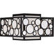 Mosaic 2 Light 15 inch Oil Rubbed Bronze Flush Mount Ceiling Light