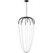 Perla LED 20.25 inch Matte Black Statement Pendant Ceiling Light