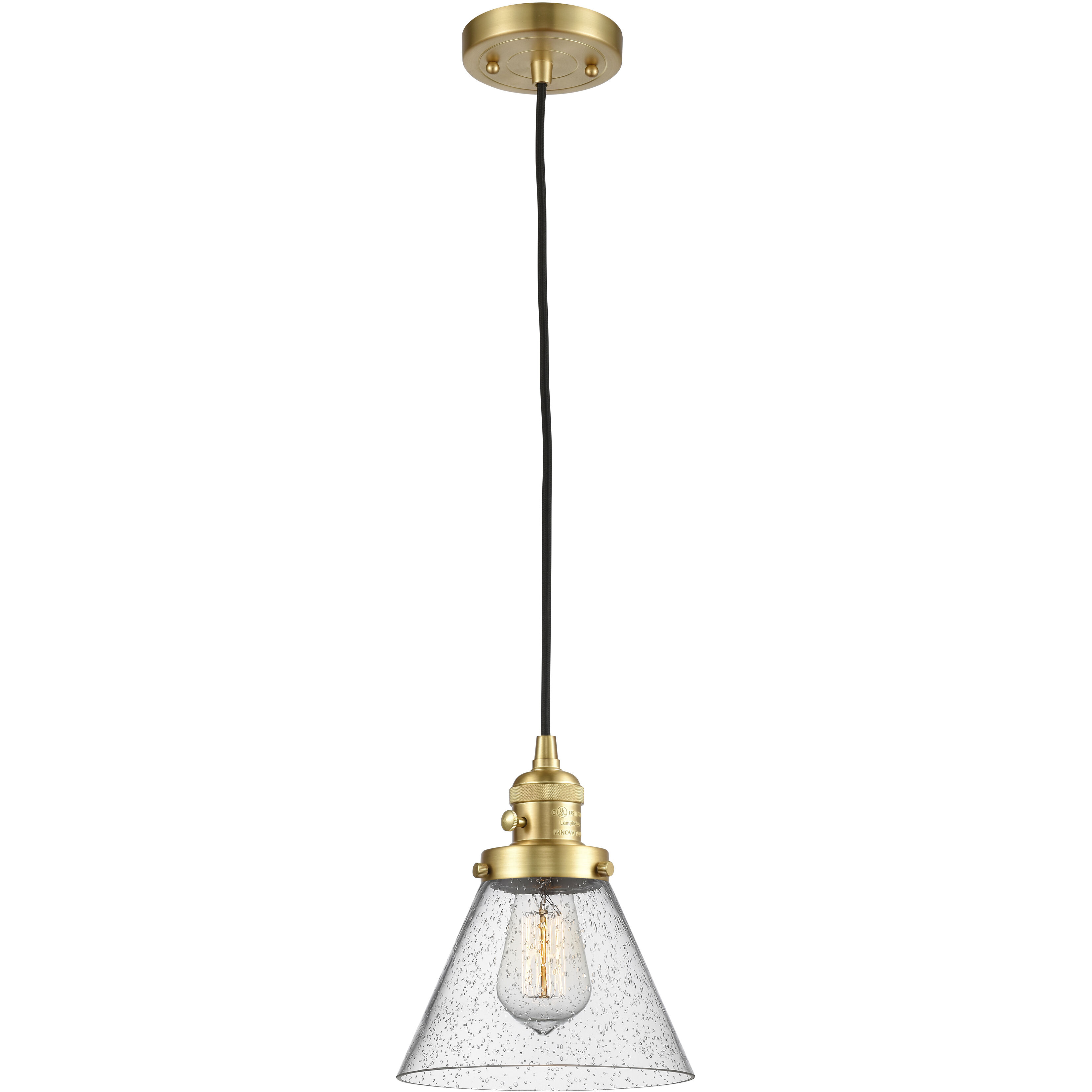 Franklin Restoration Cone 1 Light 7.75 inch Mini Pendant