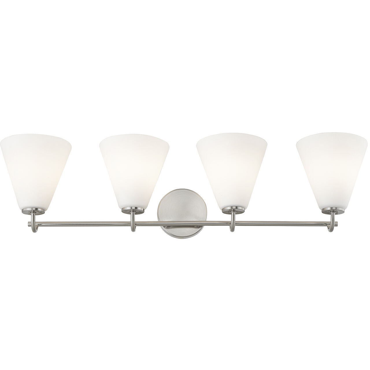 Fusion Collection - Pavia Family 4 Light 33.75 inch Bathroom Vanity Light