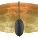 Pinders 2 Light 27.75 inch Contemporary Gold Leaf Flush Mount Ceiling Light
