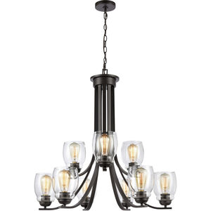 Calistoga 9 Light 30.5 inch Oil Rubbed Bronze Chandelier Ceiling Light