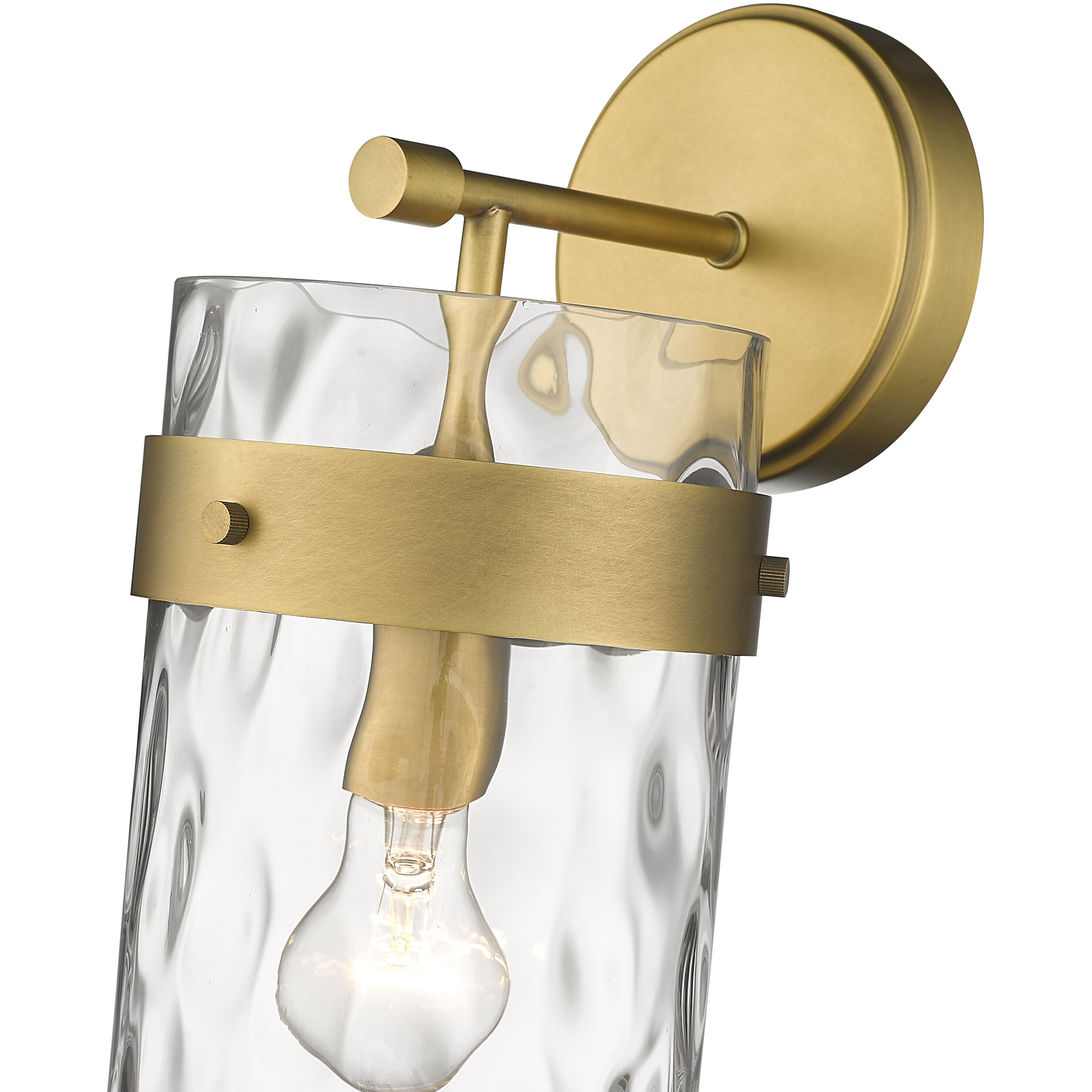 Fontaine 1 Light 6.5 inch Rubbed Brass Wall Sconce Wall Light in Rubbed Bronze