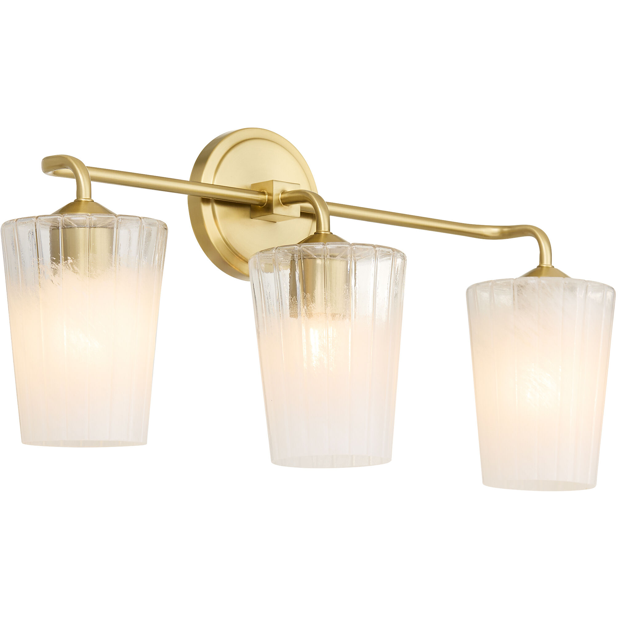 Providence 3 Light 25 inch Aged Brass Vanity Light Wall Light