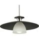 Trimble 1 Light 18 inch Brushed Nickel Pendant Ceiling Light, Design Series