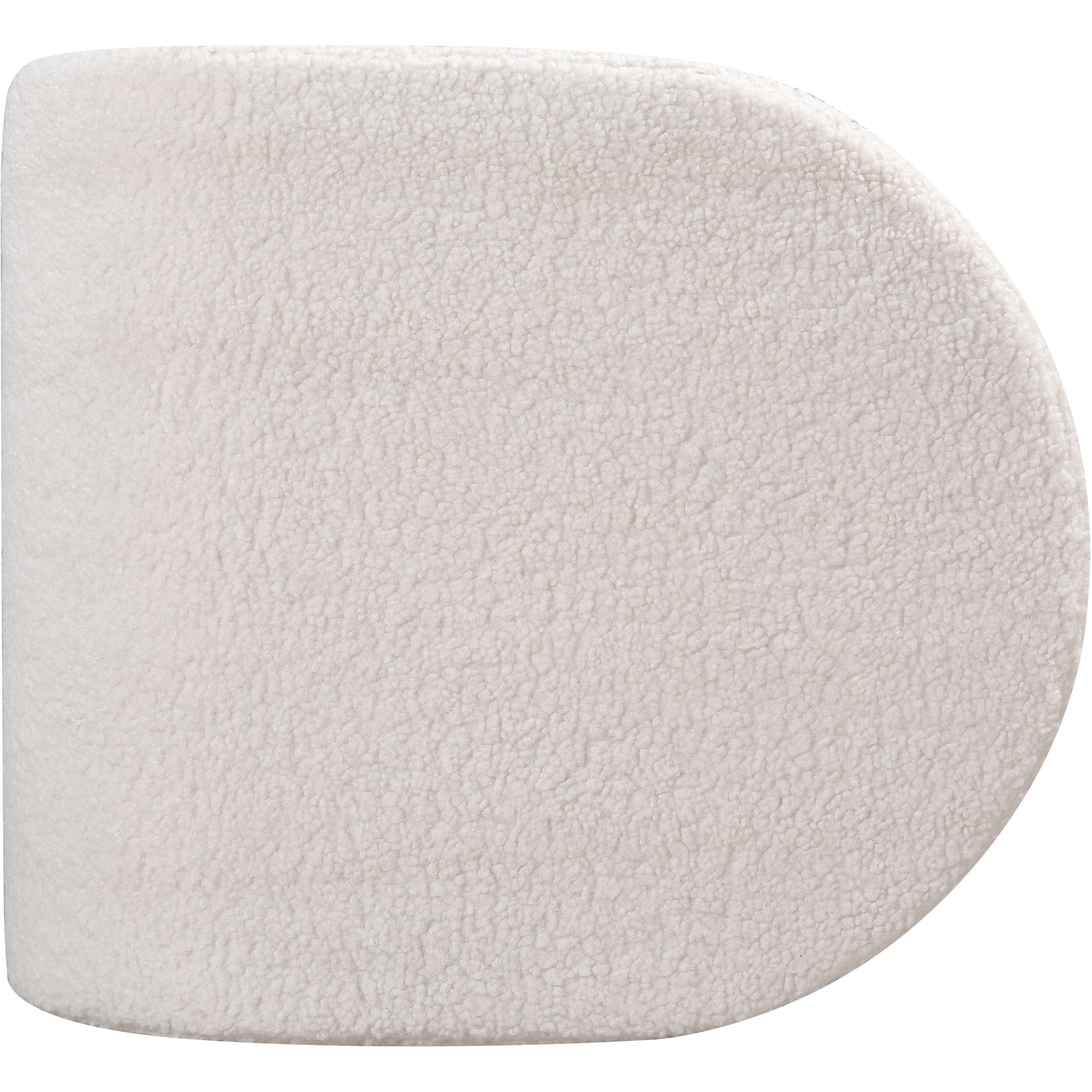Keeler 13.5 inch White Pouf