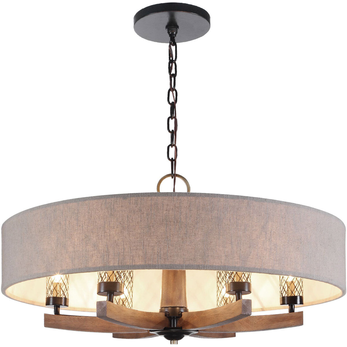 36 inch drum hot sale chandelier