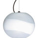 Luna 1 Light Black Cable Pendant Ceiling Light