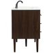 Cyrus 48 X 22 X 34 inch Walnut Vanity Sink Set