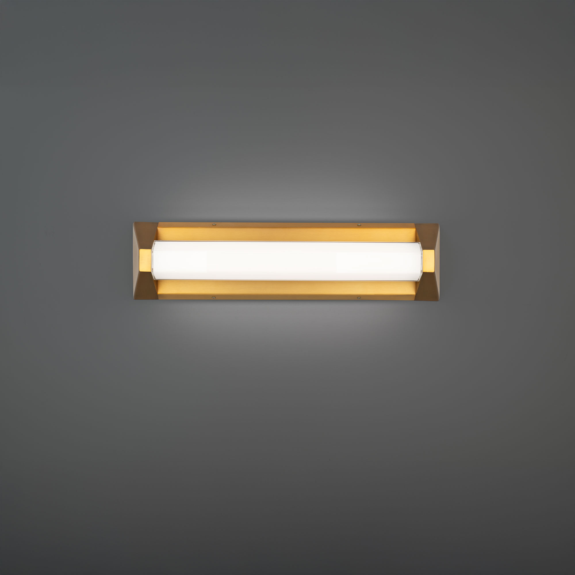 Swale Indoor Wall Lighting in 4000K, Aged Brass