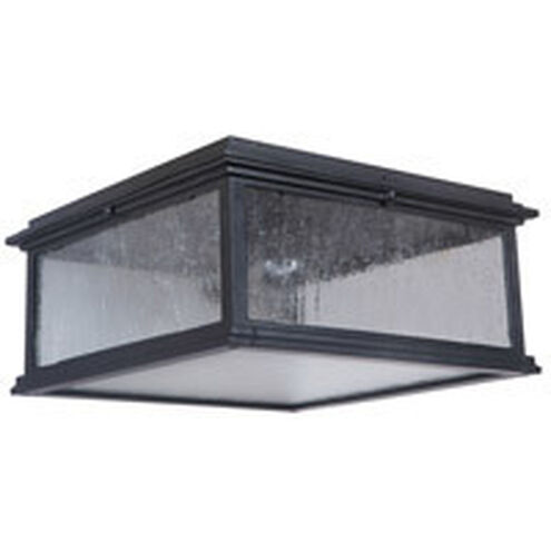 Gentry 1 Light 13 inch Midnight Outdoor Flushmount, Small