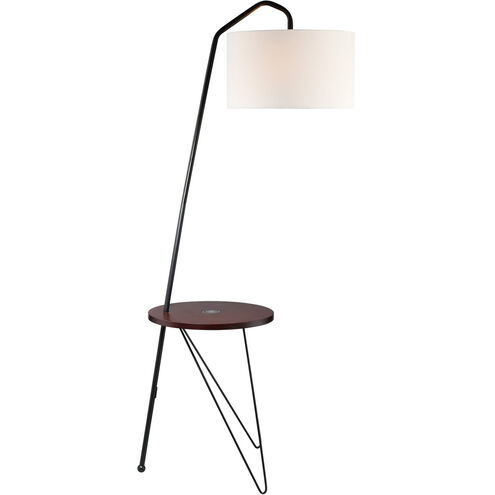 Rutherford 66 inch 100.00 watt Black Floor Lamp Portable Light