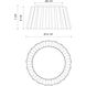 Alora Mood Plisse 2 Light 14.13 inch Matte Black Flush Mount Ceiling Light