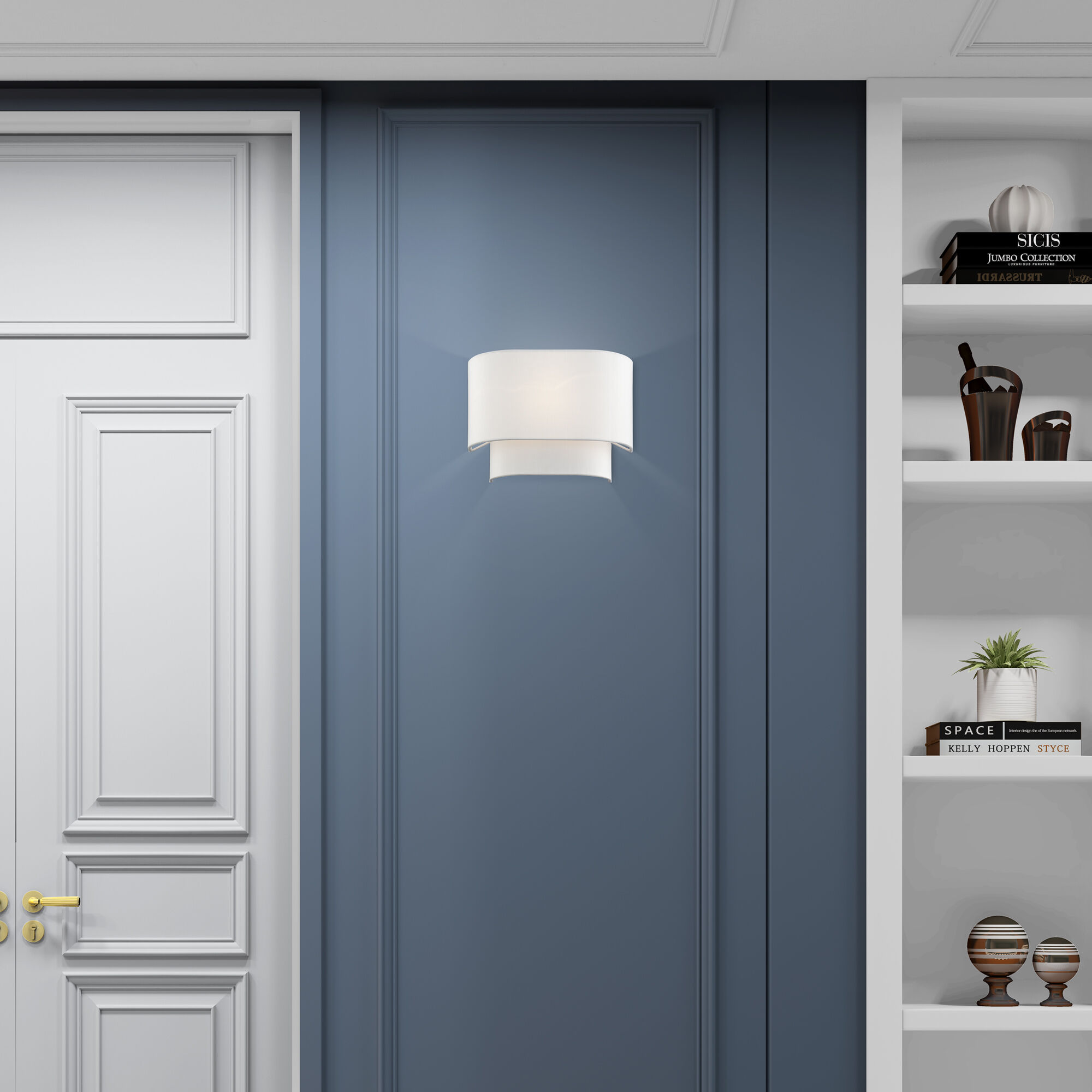 Manorwood 1 Light 11 inch White ADA Wall Sconce Wall Light