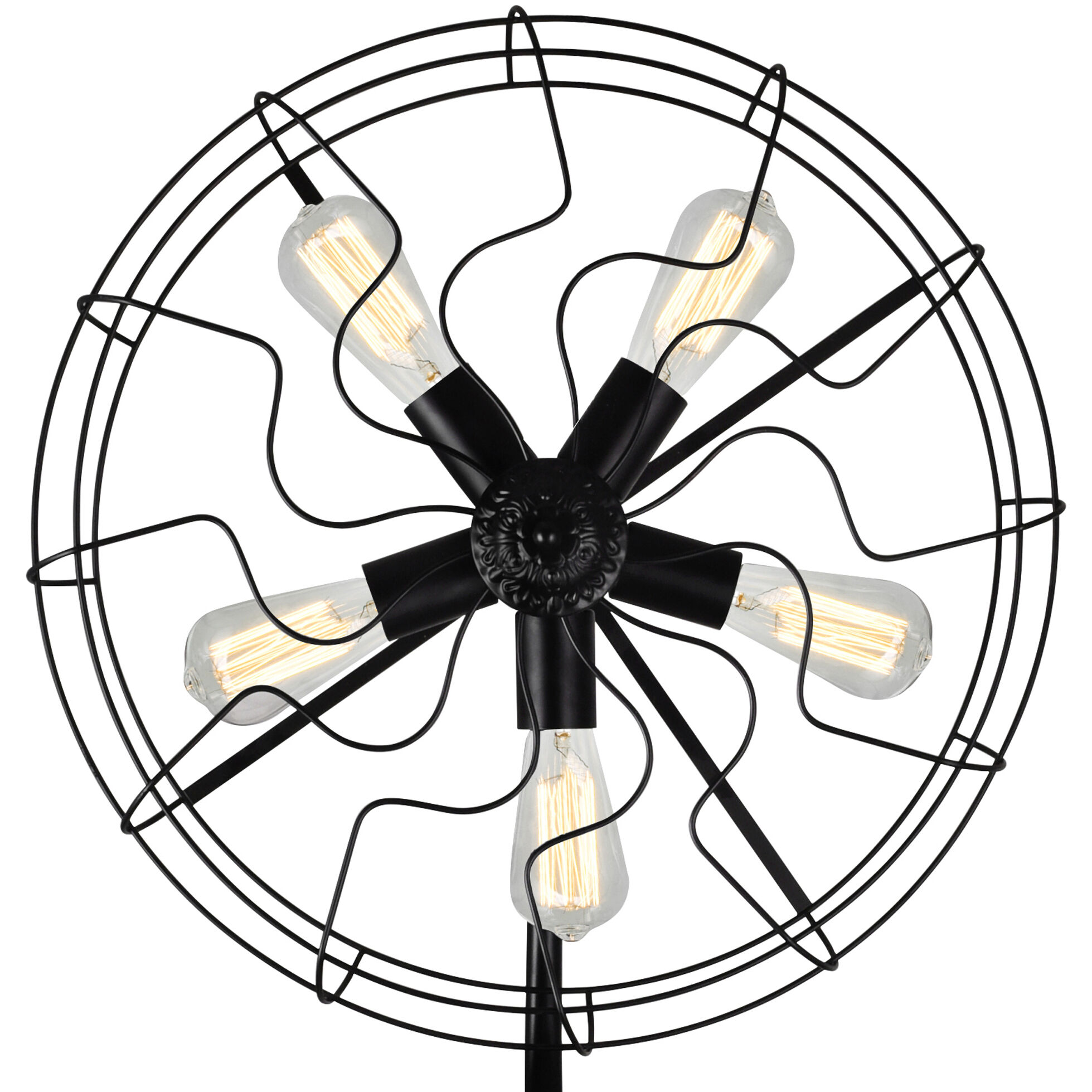 Pamela 68 inch 60.00 watt Black Floor Lamp Portable Light