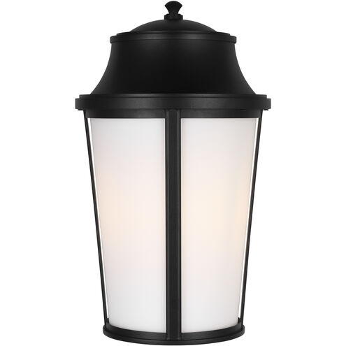 Portola 1 Light 18 inch Textured Black Outdoor Wall Lantern, Large