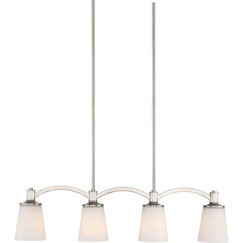 Laguna 4 Light 33 inch Brushed Nickel Island Pendant Ceiling Light