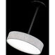 Manhattan LED 20 inch Black Pendant Ceiling Light, dweLED