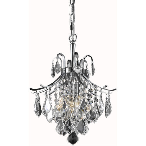 Amelia 3 Light 12 inch Chrome Pendant Ceiling Light