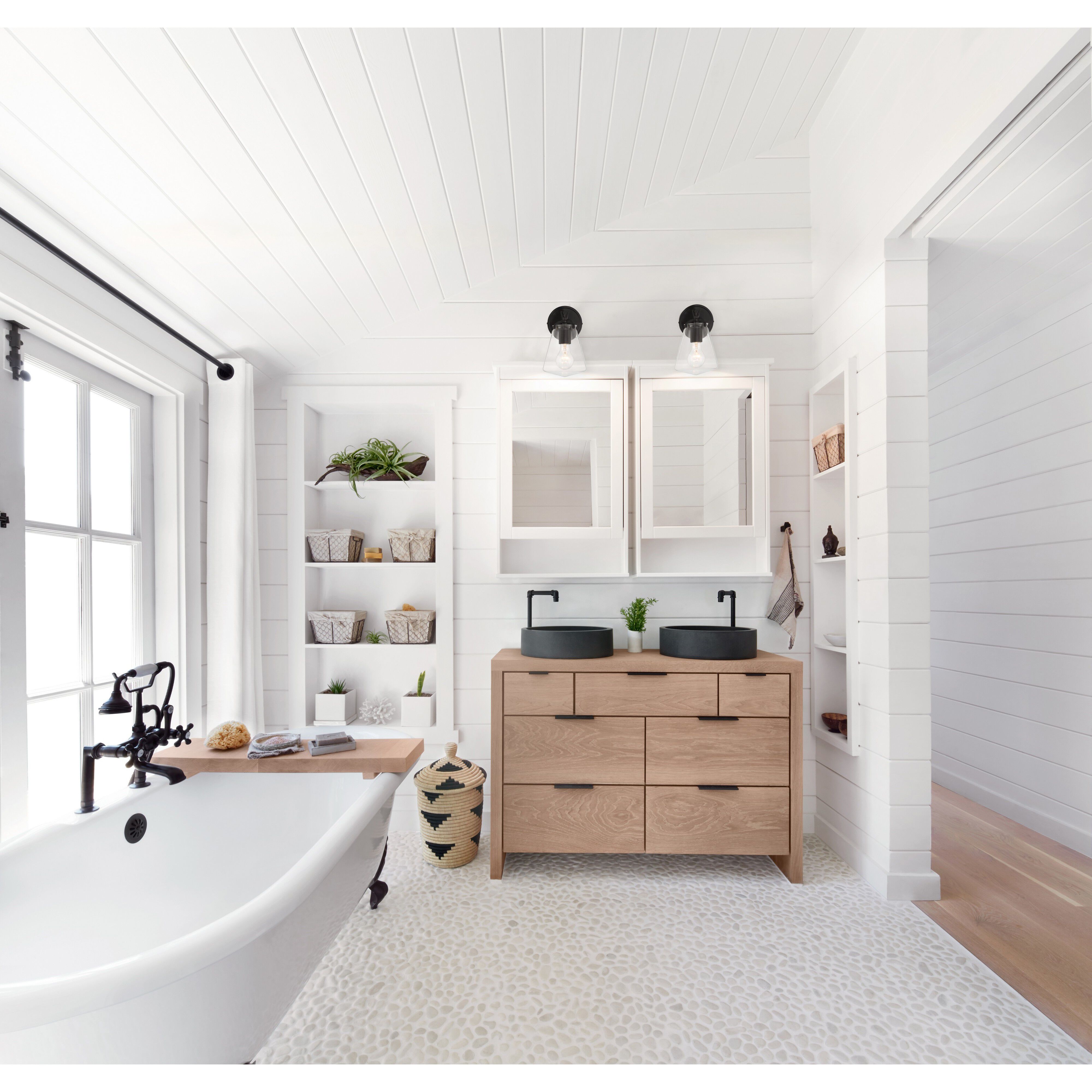 Voss Bath Sconce Wall Light in Matte Black