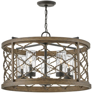 Open Air Finn LED 26 inch Oil Rubbed Bronze with Sequoia Outdoor Hanging