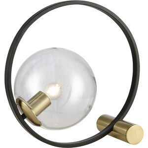 Ayla 14 inch 7.00 watt Honey Brass Table Lamp Portable Light