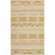 Nomad 63 X 39 inch Mint, Burnt Orange, Bright Yellow, Camel, Khaki Rug