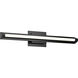 Plymouth LED 24.13 inch Black Bath Vanity Light Wall Light