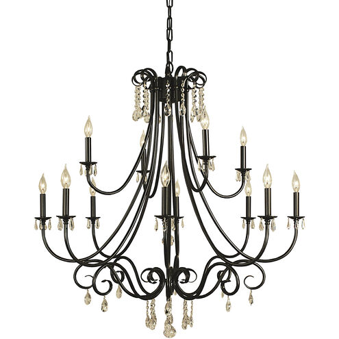 Liebestraum 12 Light 42 inch Brushed Nickel Foyer Chandelier Ceiling Light