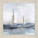 Blue Sailing Blue and Green and Gray Framed Art, Propac