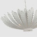 AERIN Hampton 6 Light 40 inch Plaster White Chandelier Ceiling Light, Extra Large