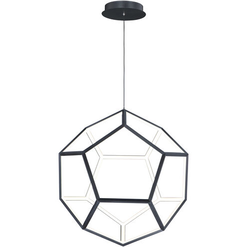 Penta LED 28 inch Black Single Pendant Ceiling Light