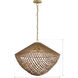 Virella 3 Light 26 inch Legacy Brass Pendant Ceiling Light