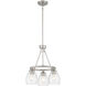 Winsley 3 Light 17 inch Brushed Nickel Chandelier Ceiling Light