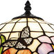 Pazio Floral Butterfly 20 inch 75.00 watt Dark Coffee Table Lamp Portable Light