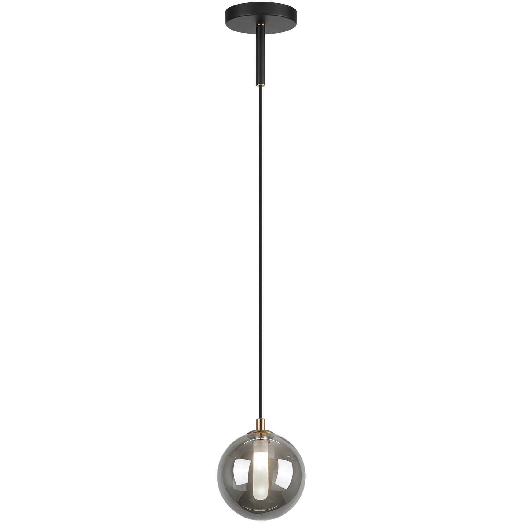 Magma LED 5.88 inch Smoke Pendant Ceiling Light