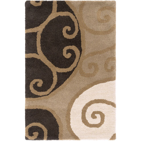Athena 117 inch Khaki/Black/Camel/Dark Brown Rugs, Wool