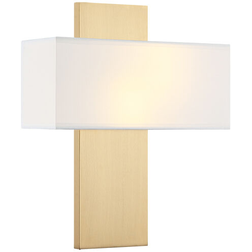 Stafford LED 11 inch Aged Gold Brass Wall Sconce Wall Light