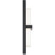 Bandeau LED 16 inch Black Outdoor Wall Light in 4000K, dweLED