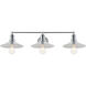 Etude 3 Light 33 inch Chrome Wall Sconce Wall Light