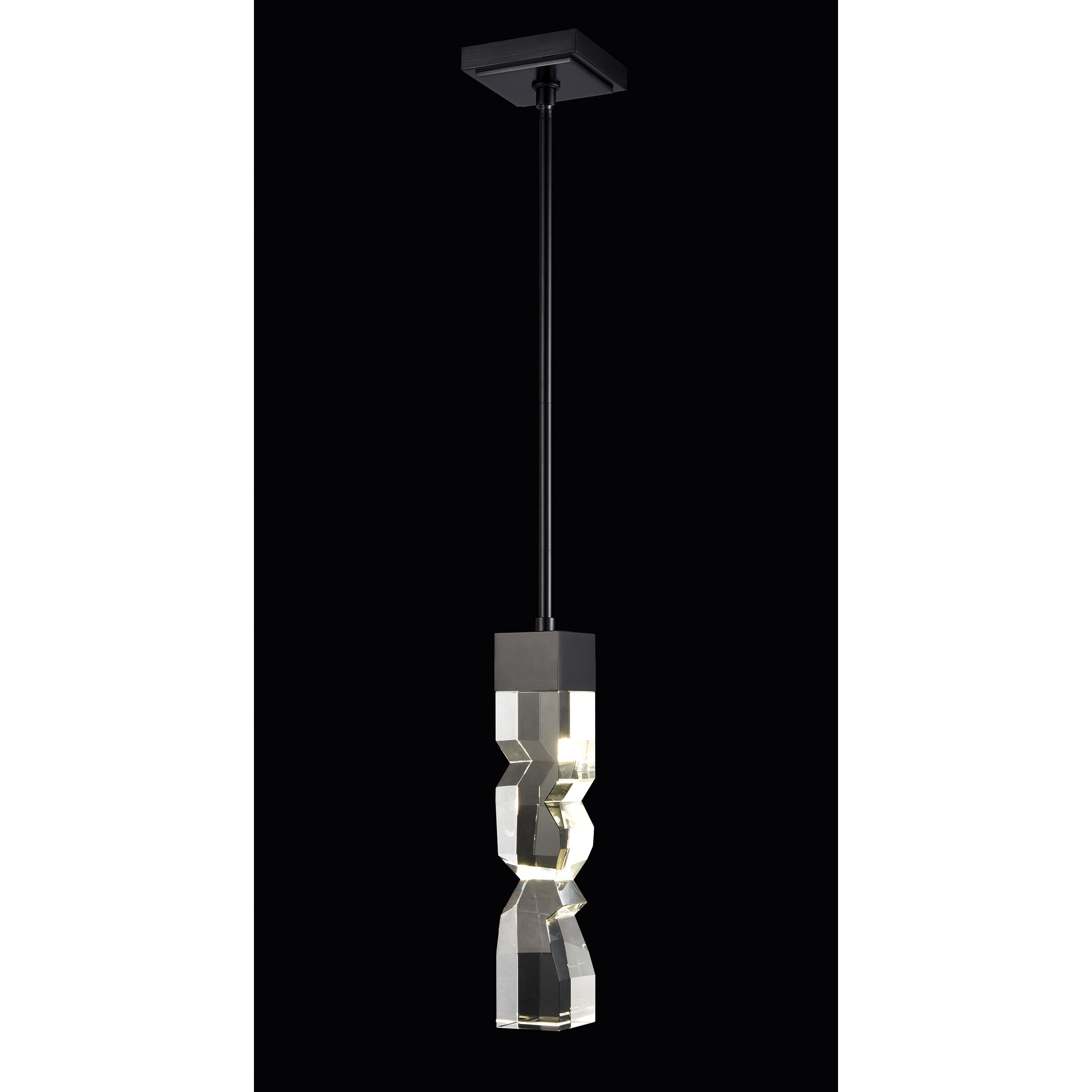 Mamadim 1 Light 5.13 inch Satin Brushed Black Mini Pendant Ceiling Light