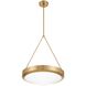 Agate 4 Light 20 inch Champagne Gold Pendant Ceiling Light