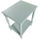 Sybil 24 X 19.5 inch Antique Ice Blue End/Side Table