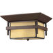 Estate Series Harbor LED 12 inch Anchor Bronze Outdoor Flush Mount