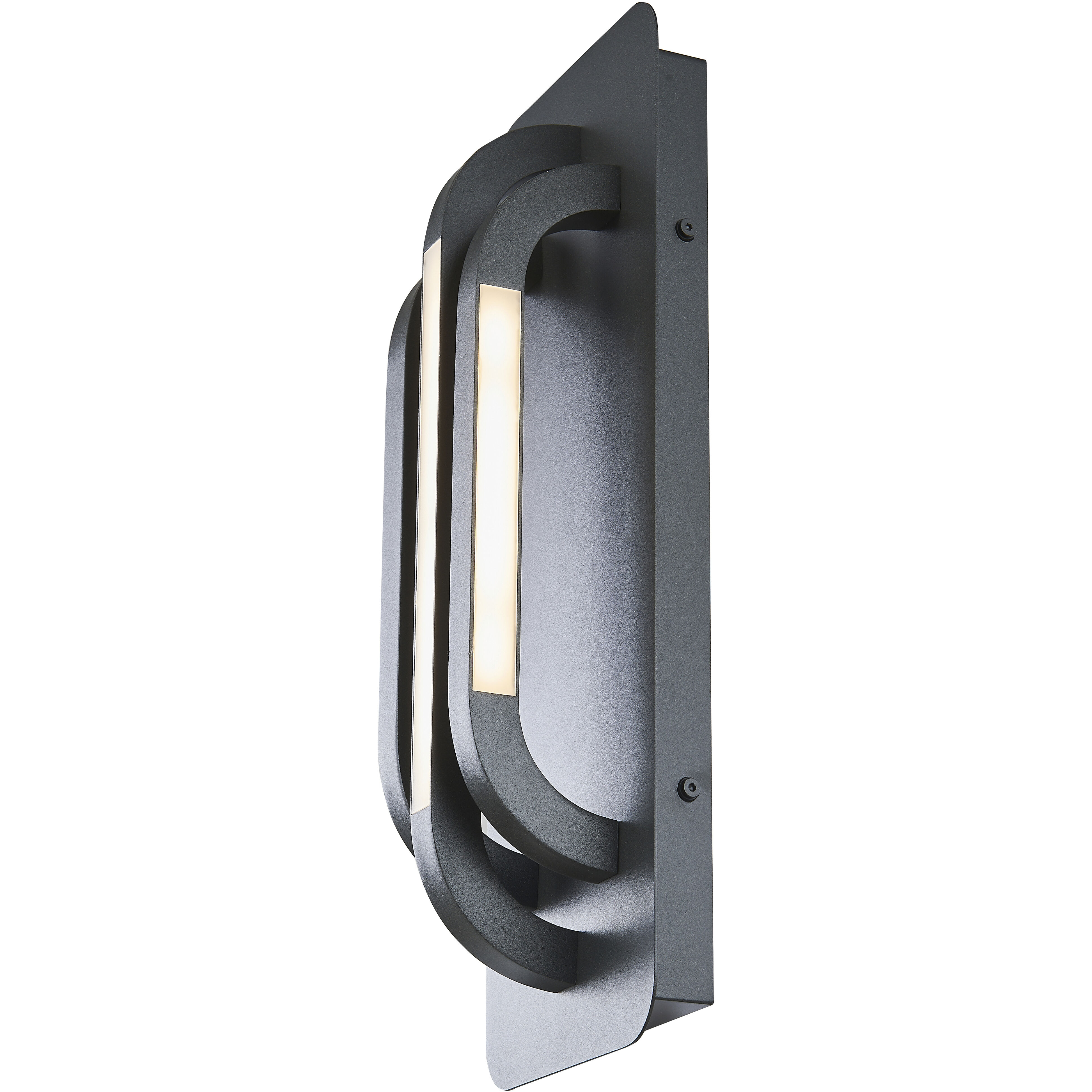 Paton LED 16 inch Matte Black Outdoor Wall Light